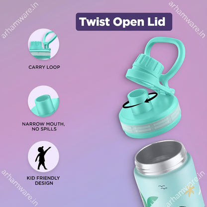Go24 Texas Art 500 Thermal Vacuum Insulated Bottle