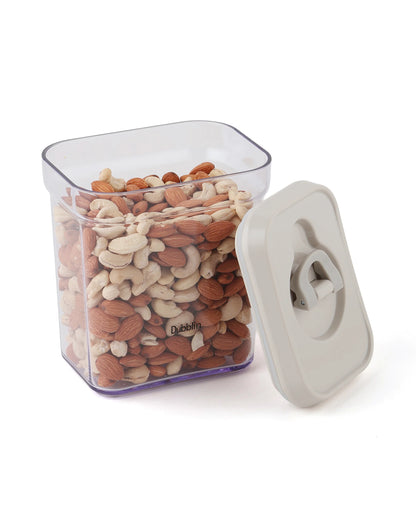 Dubblin Smart Lock Jar Rectangular Kitchen Storage Container