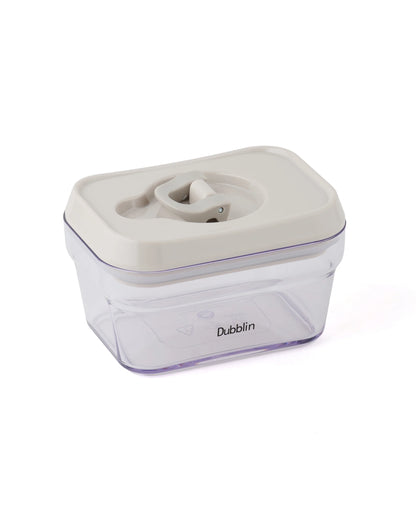 Dubblin Smart Lock Jar Rectangular Kitchen Storage Container
