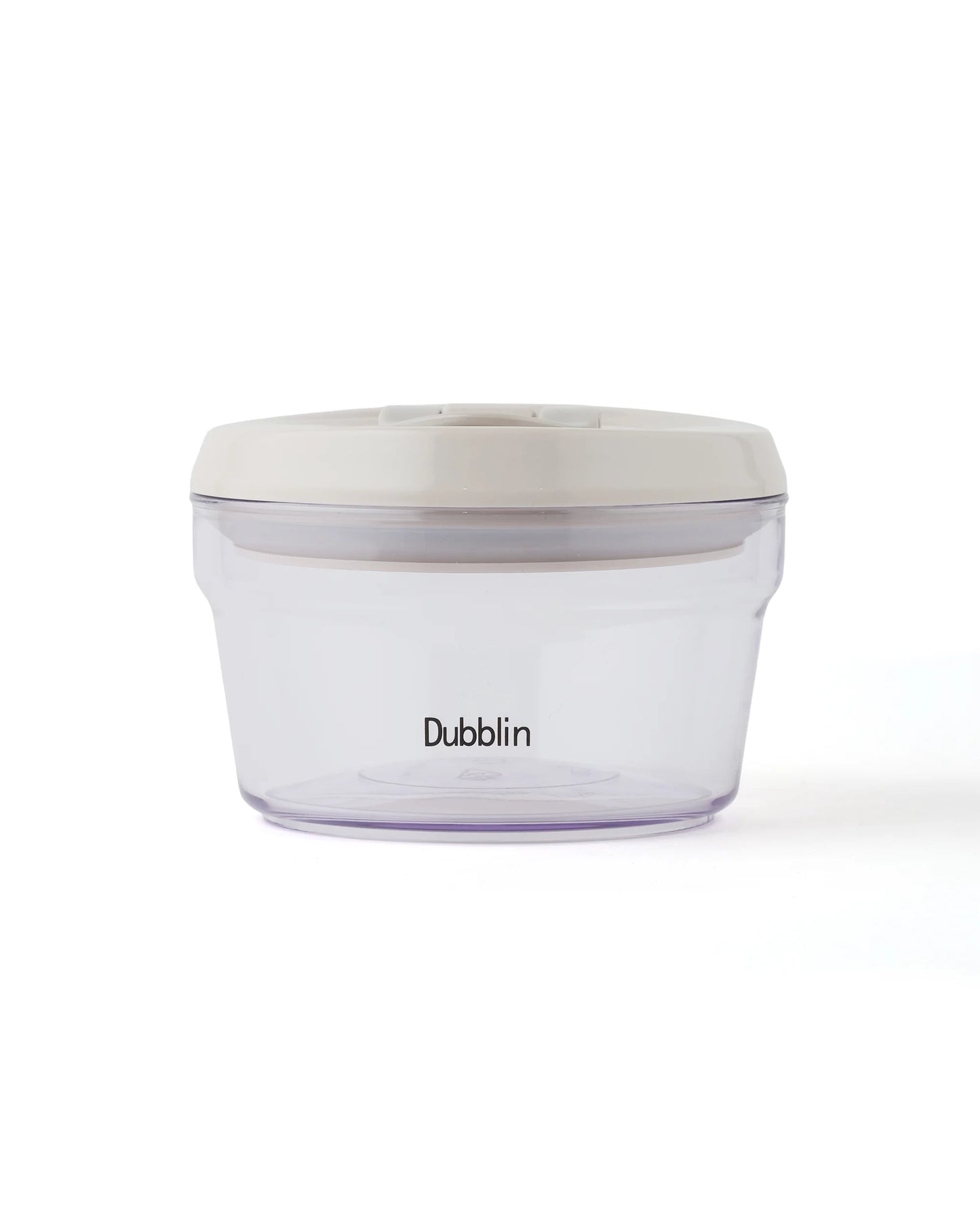 Dubblin Smart Lock Jar Round Kitchen Storage Container