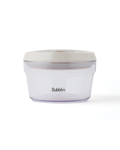 Dubblin Smart Lock Jar Round Kitchen Storage Container