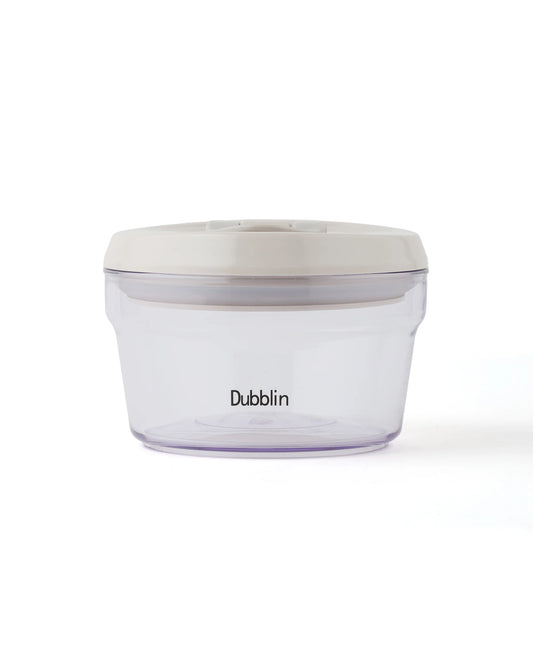 Dubblin Smart Lock Jar Round Kitchen Storage Container