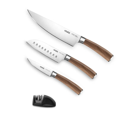 Stahl Talon Premium Knives 4pc Combo Saver (Including Knife Sharpener)