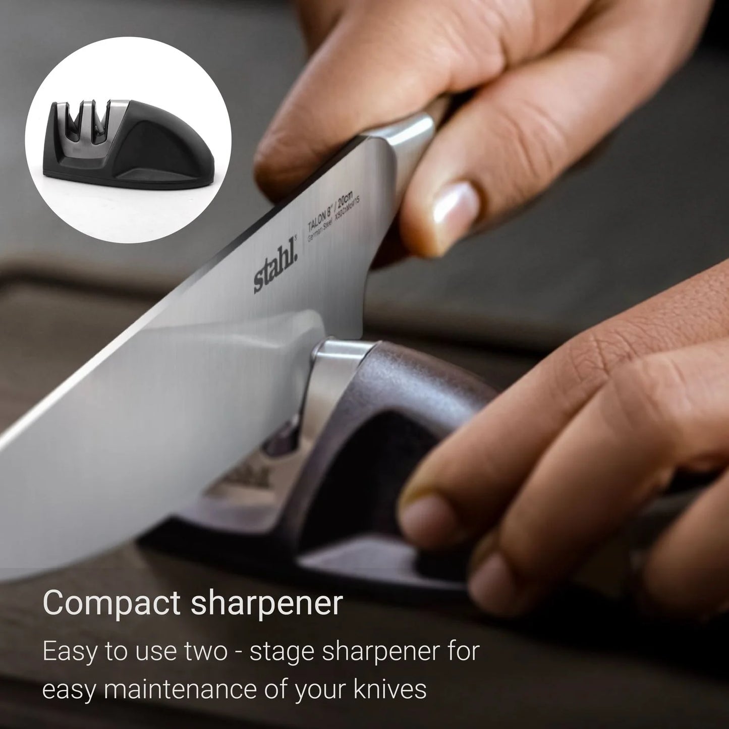 Stahl Talon Premium Knives 4pc Combo Saver (Including Knife Sharpener)