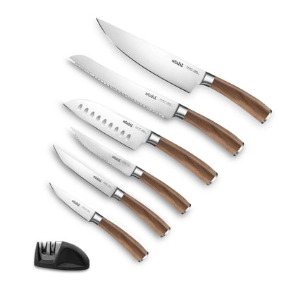 Stahl Talon Premium Knives 7pc Combo Saver (Including Knife Sharpener)