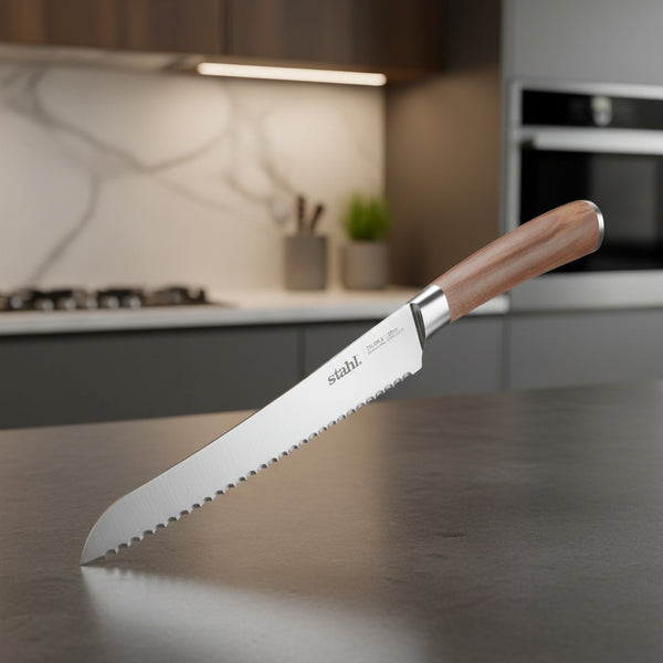 Stahl Stainless Steel Bread Knife 20cm - Talon Series