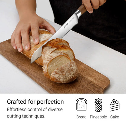 Stahl Stainless Steel Bread Knife 20cm - Talon Series