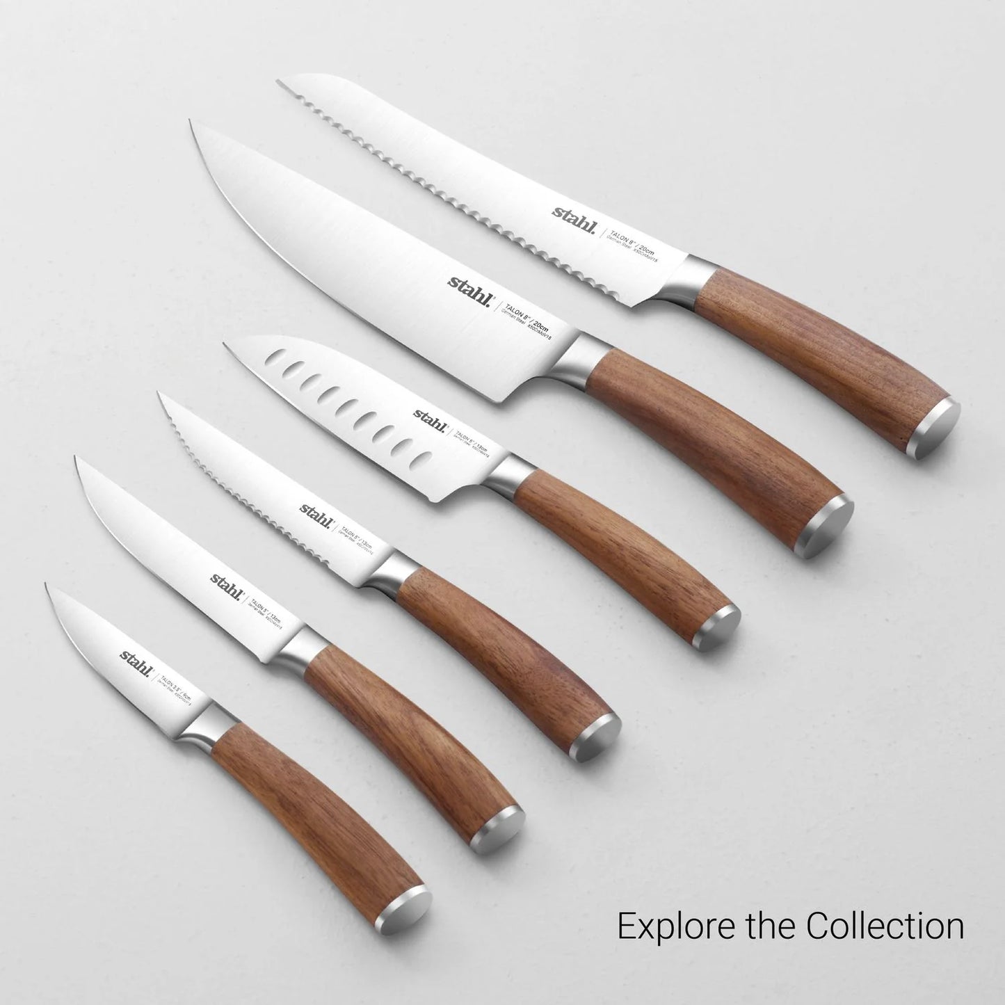 Stahl Stainless Steel Santoku Knife 13cm - Talon Series