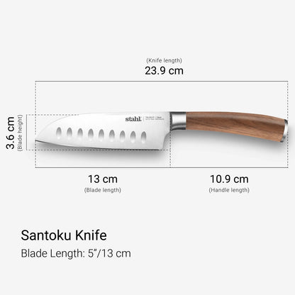Stahl Stainless Steel Santoku Knife 13cm - Talon Series