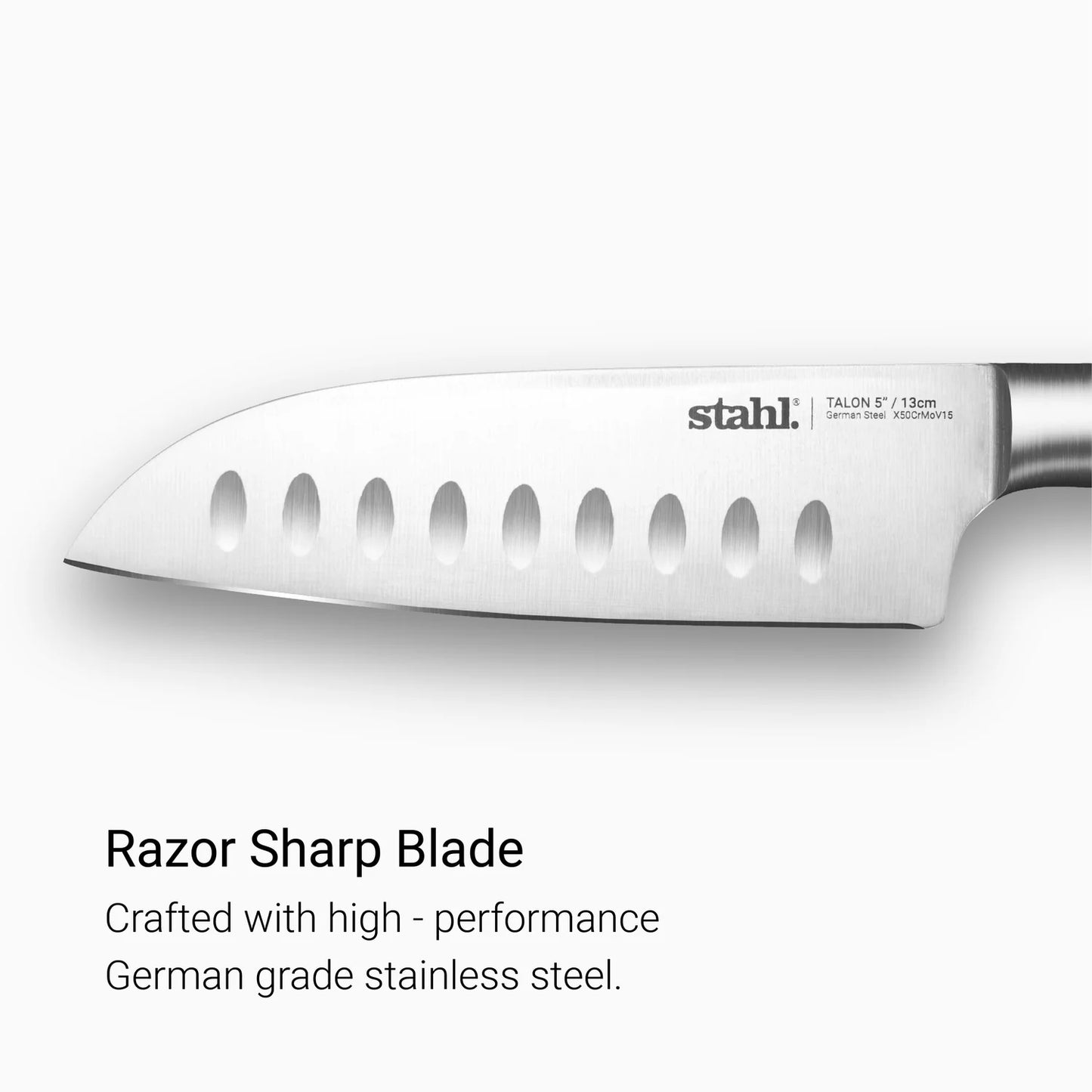 Stahl Stainless Steel Santoku Knife 13cm - Talon Series