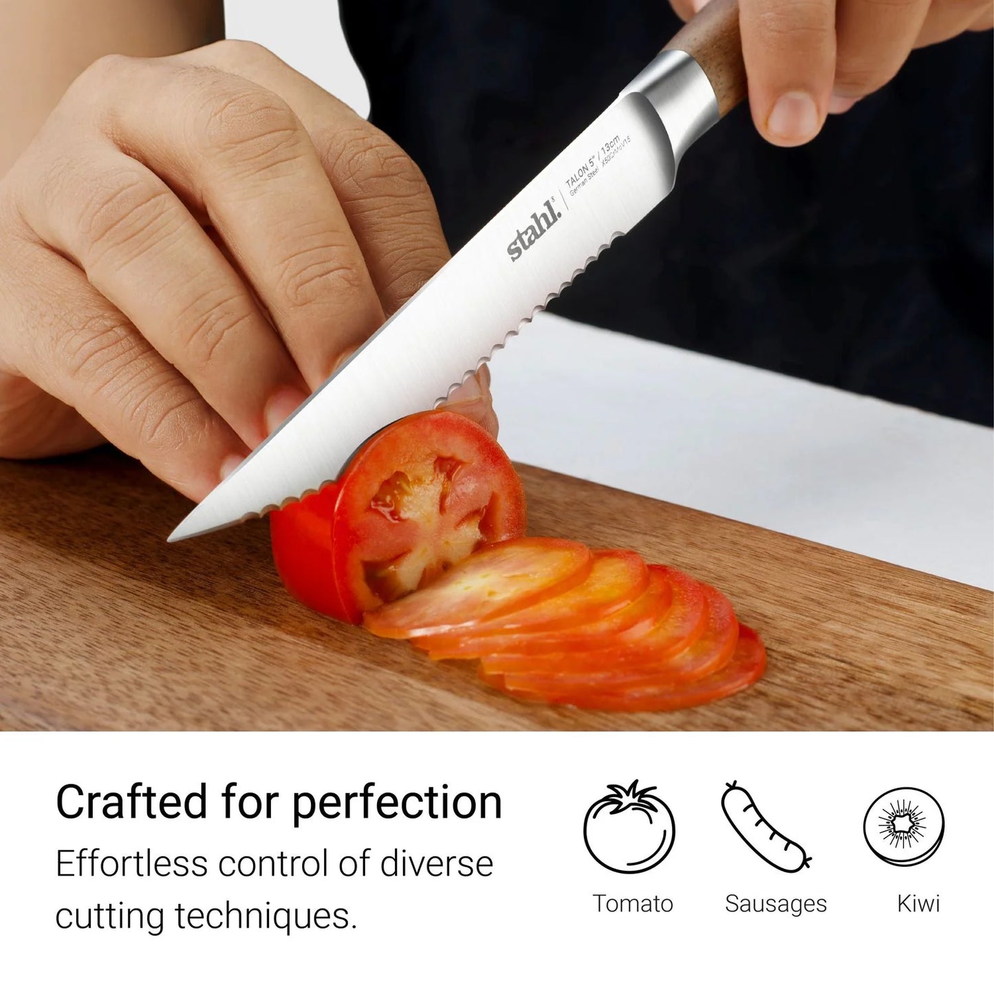 Stahl Stainless Steel Tomato Knife 13cm - Talon Series