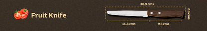 Tramontina Tradicional Fruit Knife 10.5cm Wooden