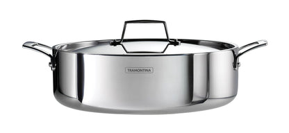Tramontina Aeion Casserole with SS Lid (20, 24, 30cm) Tri-Ply Clad Stainless Steel