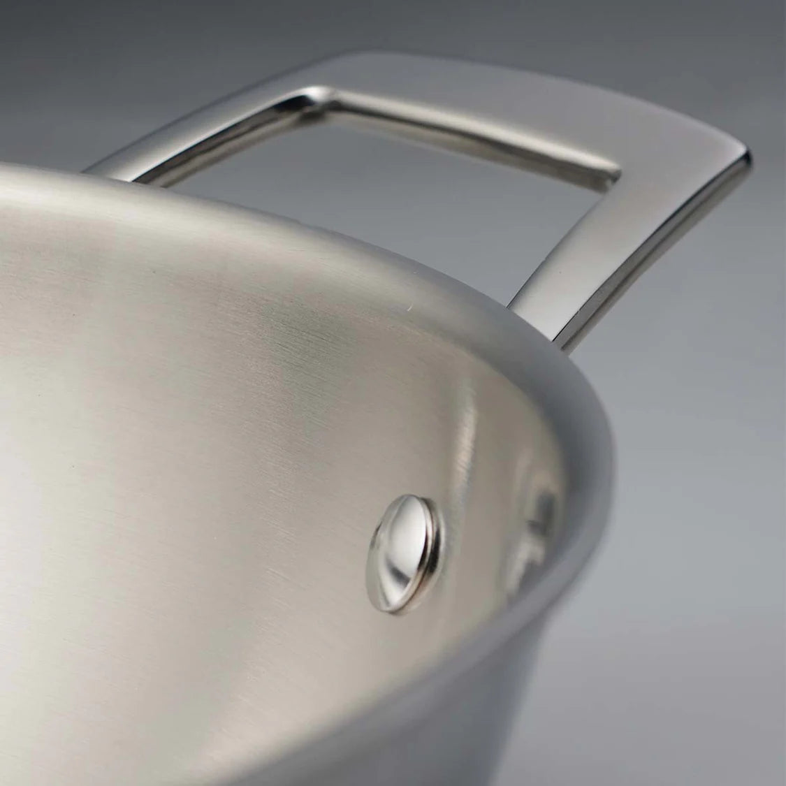 Tramontina Aeion Kadai with SS Lid (20, 24, 26, 30cm) Tri-Ply Clad Stainless Steel