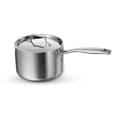 Tramontina Aeion Sauce Pan with SS Lid (14, 16, 18cm) Tri-Ply Clad Stainless Steel