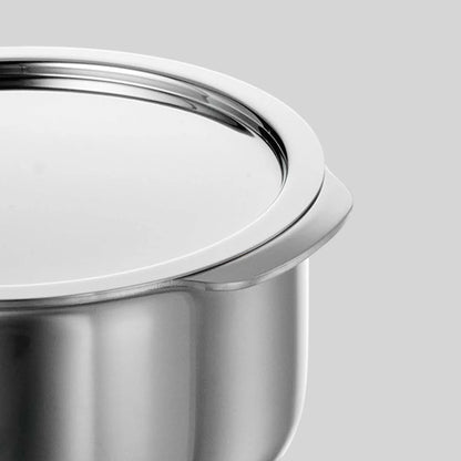 Tramontina Aeion Tope / Patila with SS Lid (16, 18, 20,24, 28cm)  Tri-Ply Clad Stainless Steel