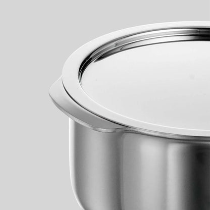 Tramontina Aeion Tope / Patila with SS Lid (16, 18, 20,24, 28cm)  Tri-Ply Clad Stainless Steel