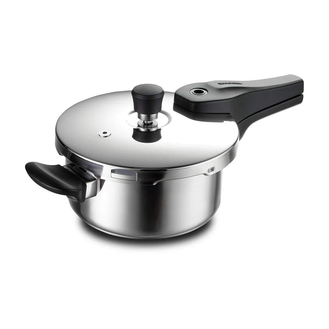 Tramontina Aeion+ Pressure Pan (2.5 , 3.5 litre) Tri-Ply Clad Outer Lid Preasure Cooker