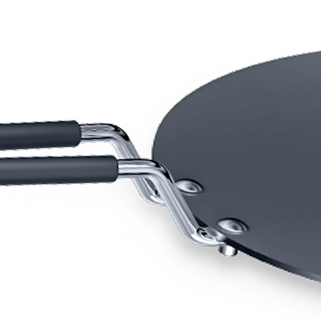 Tramontina Fusao Concave Tawa (26cm) Tri-Ply Clad Stainless Steel Ceramic Coated