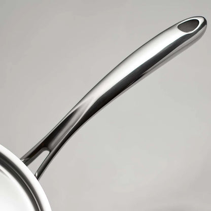 Tramontina Fusao Fry Pan With SS Lid (20, 24, 26cm) Tri-Ply Clad Stainless Steel Ceramic Coated