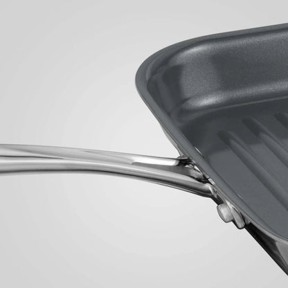 Tramontina Fusao Grill Pan (26cm)  Tri-Ply Clad Stainless Steel Ceramic Coated