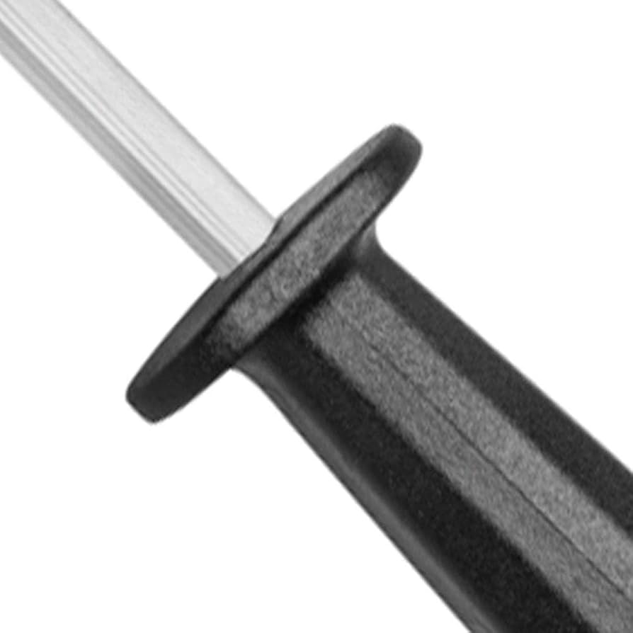 Tramontina Plenus Grooved Sharpner 20cm Black