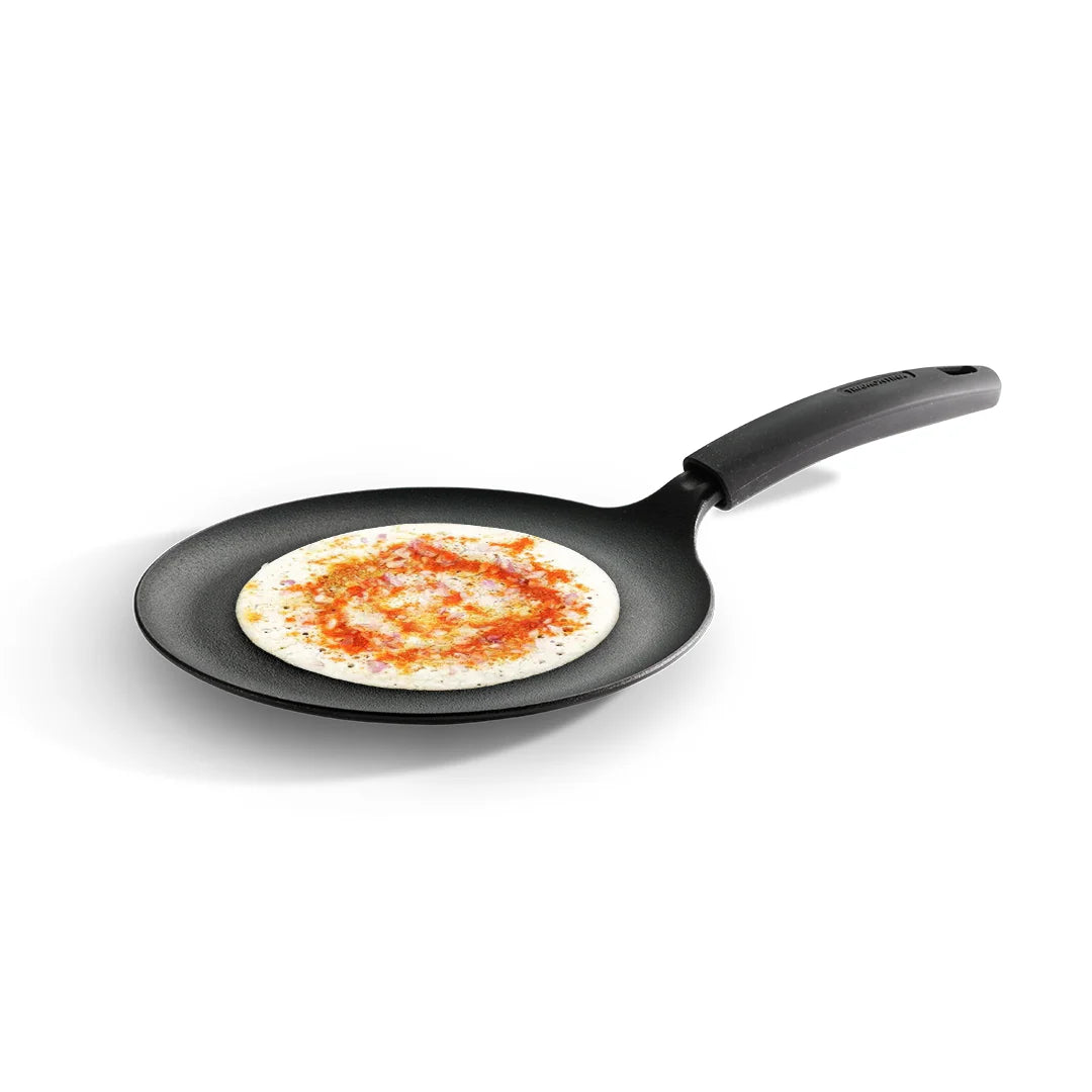 Tramontina Titanex Dosa Tawa (24, 28cm)  Pre-Seasoned Cast Iron