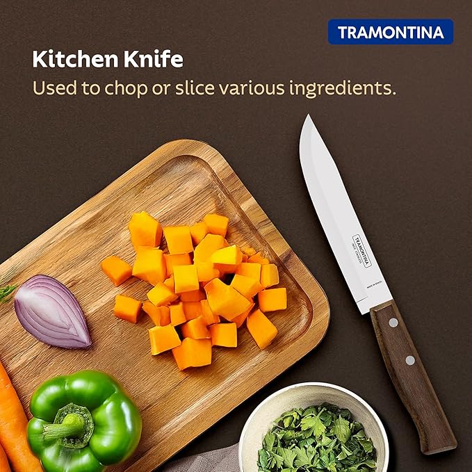 Tramontina Tradicional Kitchen Knife 15cm Wooden