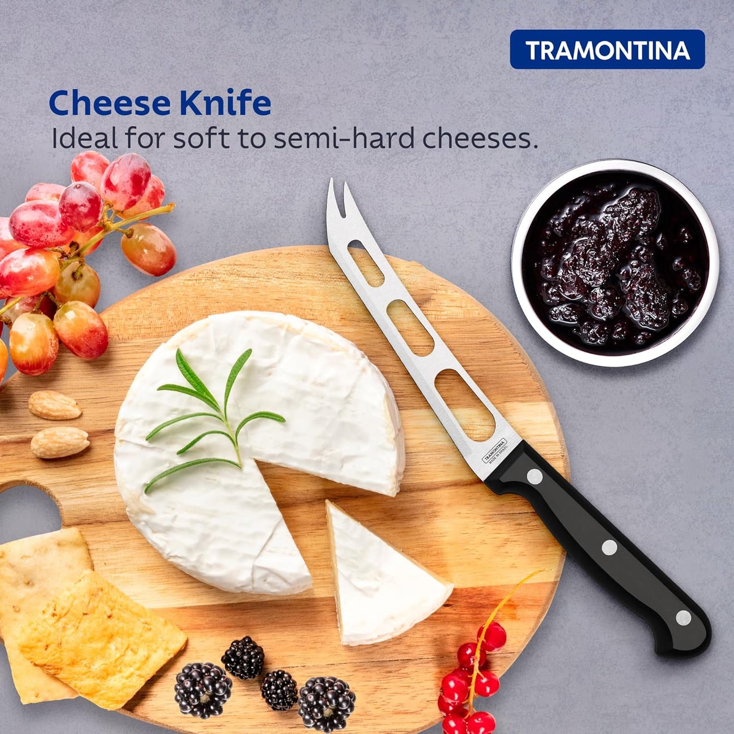 Tramontina Ultracorte Cheese Knife 15cm Black
