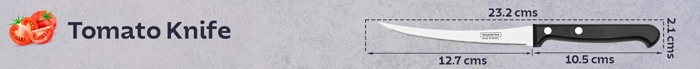 Tramontina Ultracorte Tomato Knife 12cm Black