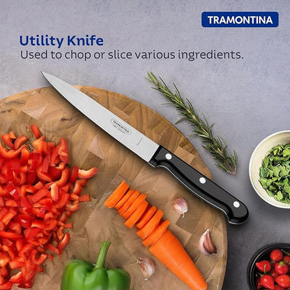 Tramontina Ultracorte Utility Knife 15cm Black