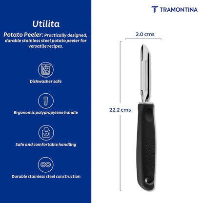 Tramontina Utilita Patato Peeler Black