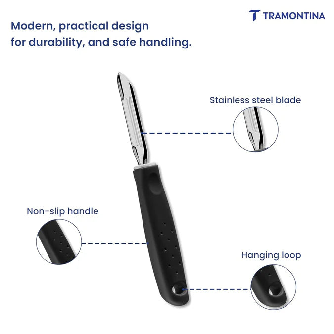 Tramontina Utilita Patato Peeler Black