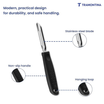 Tramontina Utilita Patato Peeler Black
