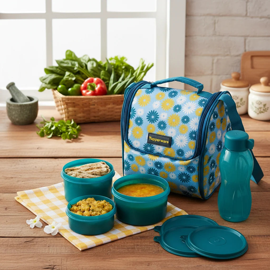 Tupperware Munch Buddy Lunch Set with Bag