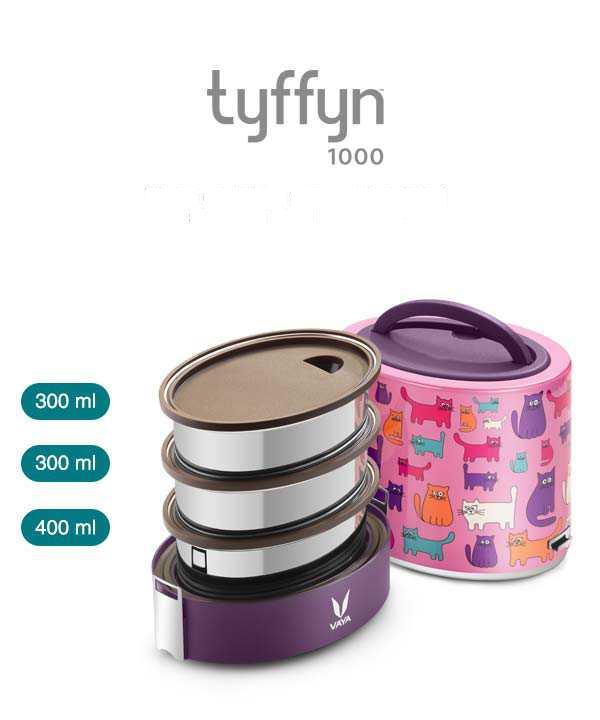 Vaya Tyffyn 1000ml Vacuum Insulated Stainless Steel Graphics