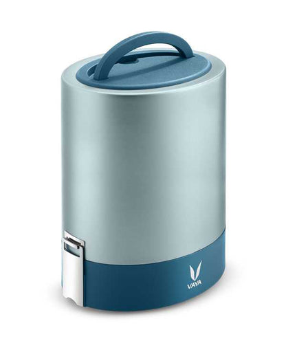 Vaya Tyffyn 1300ml Thermal Vacuum Insulated with 3 inner containers (600ml* 1 + 400ml * 1 + 300ml * 1 Copper Coated Inner Containers)