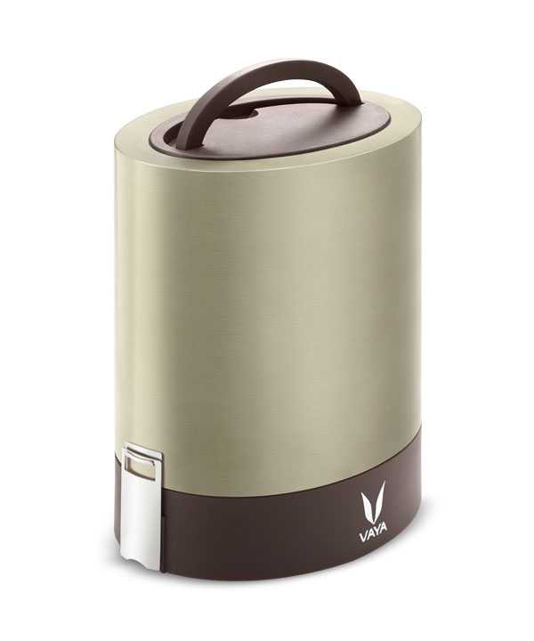 Vaya Tyffyn 1300ml Thermal Vacuum Insulated with 3 inner containers (600ml* 1 + 400ml * 1 + 300ml * 1 Copper Coated Inner Containers)