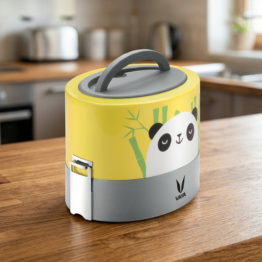 Vaya Tyffyn 600ml Printed Thermal Vacuum Insulated with 2 Copper Coated Inner Containers (300ml *2)