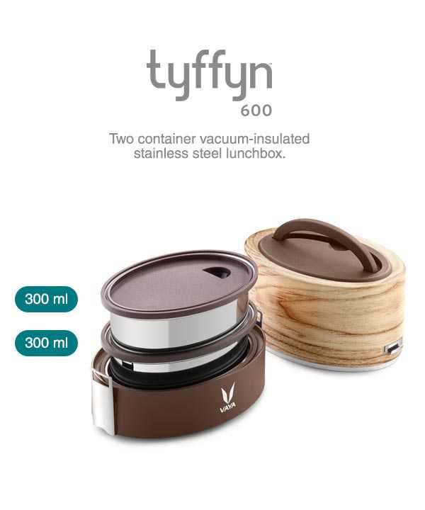 Vaya Tyffyn 600 ml Vacuum Insulated Stainless Steel Graphics