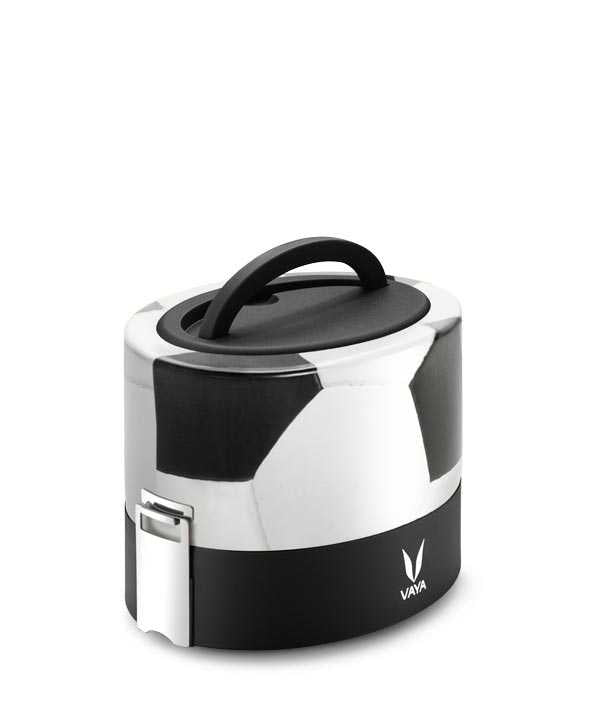 Vaya Tyffyn 600ml Graphics Design Thermal Vacuum Insulated with 2 inner containers (300ml * 2 Stainless Steel Inner Containers)