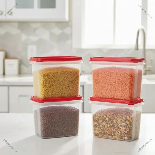 Tupperware Within Reach Canister 800ml Set Of 4 @ 50% Discount