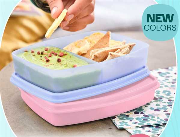 Tupperware With Partition Lunch Set