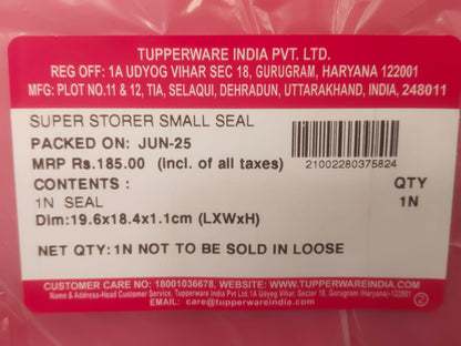 Tupperware Super Storer Seals