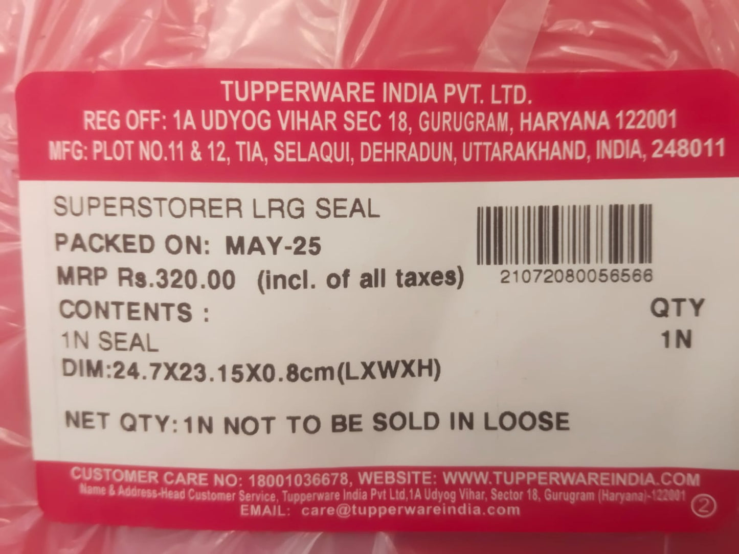 Tupperware Super Storer Seals