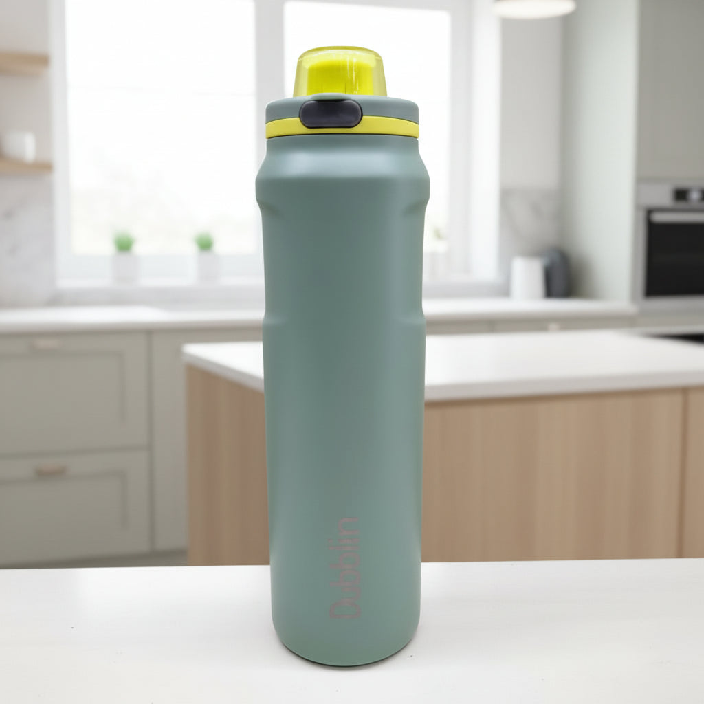 Dubblin Modern 1000 Thermal Vacuum Insulated Bottle (Twin Flow: Normal Sipper Plus Straw Sipper)
