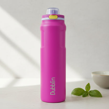 Dubblin Modern 1000 Thermal Vacuum Insulated Bottle (Twin Flow: Normal Sipper Plus Straw Sipper)