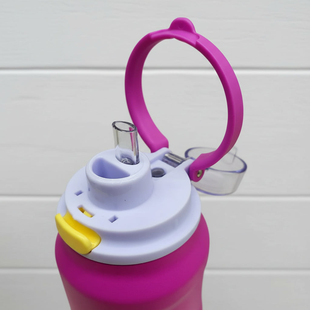 Dubblin Modern 1000 Thermal Vacuum Insulated Bottle (Twin Flow: Normal Sipper Plus Straw Sipper)