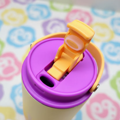 Dubblin Craze 800 Thermal Vacuum Insulated Sipper Bottle (Twin Flow: Gulper Plus Straw Sipper)
