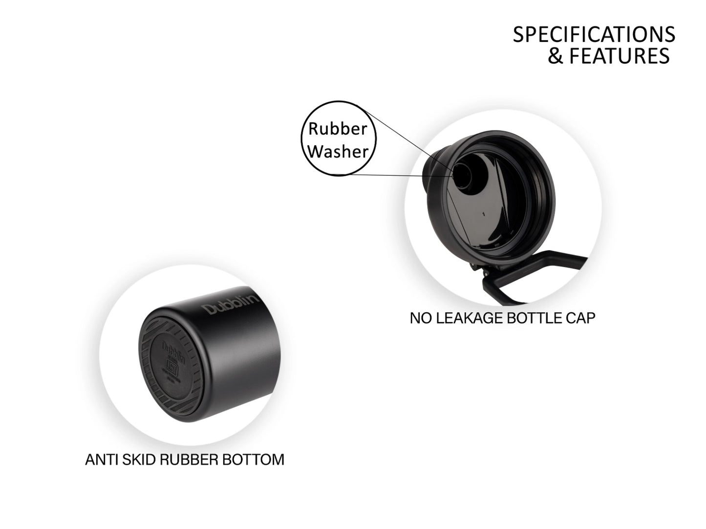 Dubblin Crest 600 Thermal Vacuum Insulated Bottle